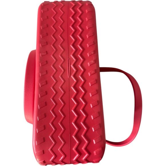 NEW Beach Tote Bogg Croc Style Bag Red -Medium - Picture 4 of 5